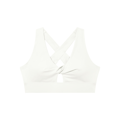 TWIST SPORTS BRA [WHITE]