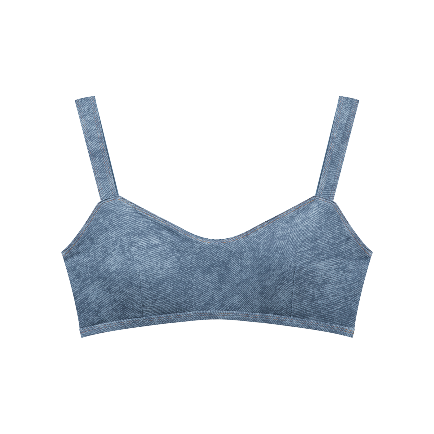 DENIM BRA TOP