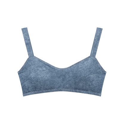 DENIM BRA TOP