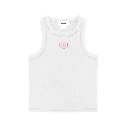 SNOW WASH TANK [WHITE]
