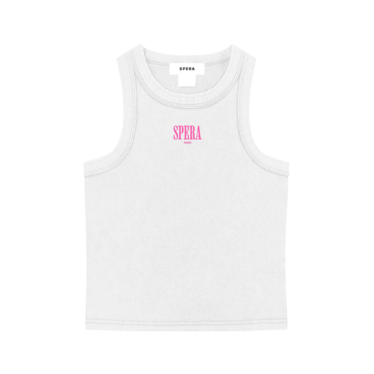 SNOW WASH TANK [WHITE]