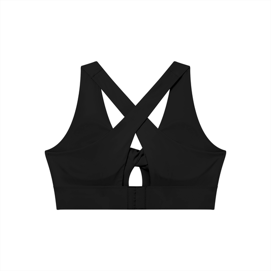 TWIST SPORTS BRA [BLACK]