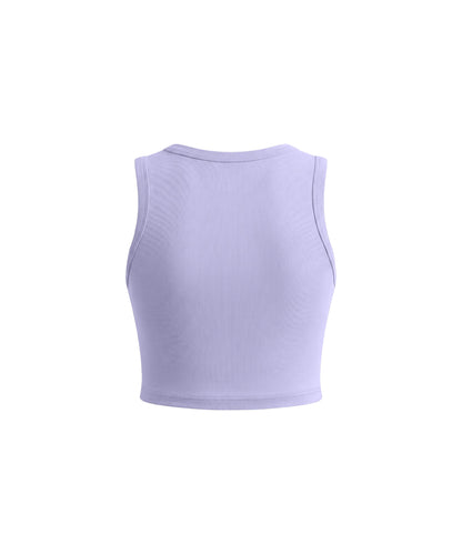 CROPPED BODY TANK [LIGHT PURPLE]