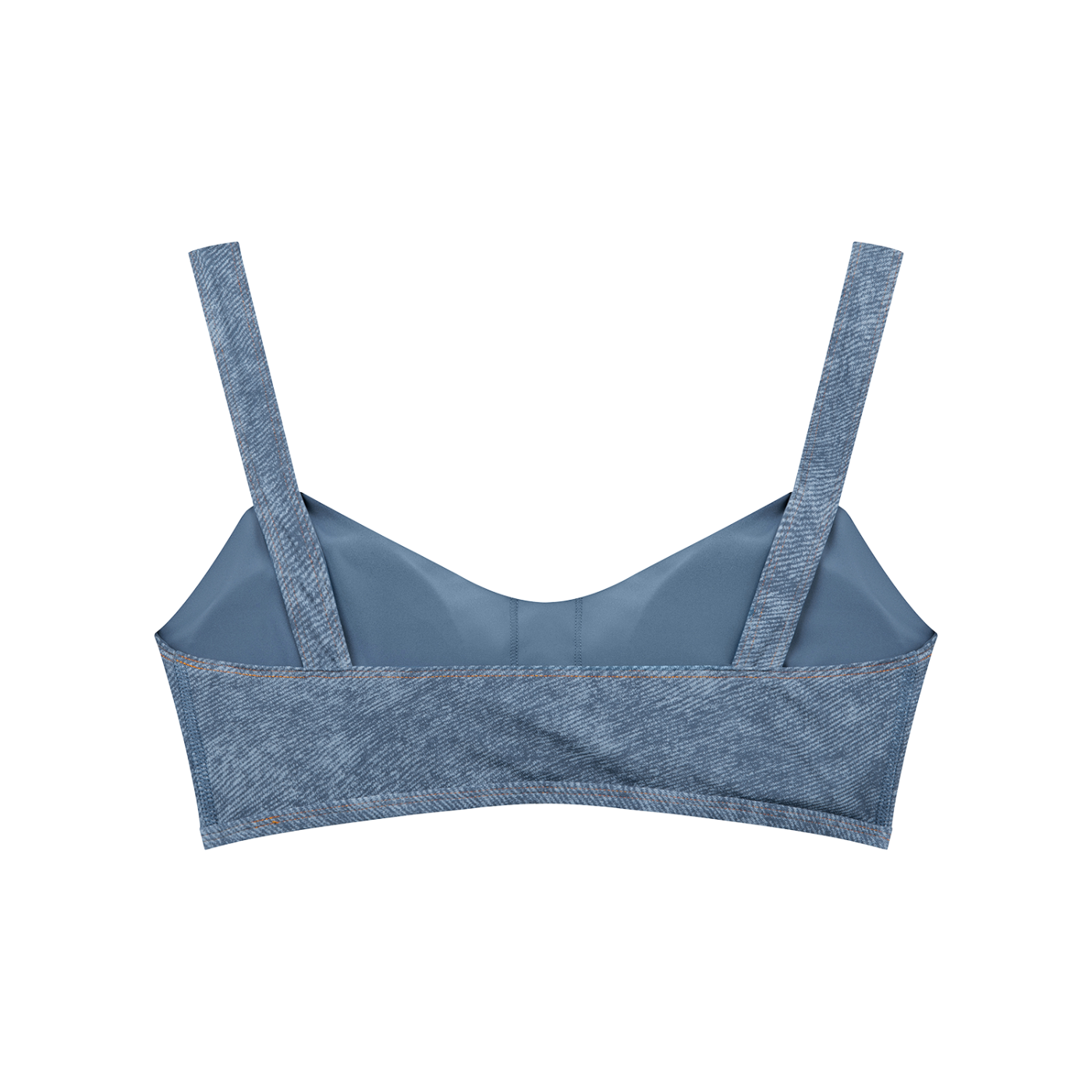DENIM BRA TOP